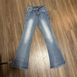Classic Blue Flare Jeans